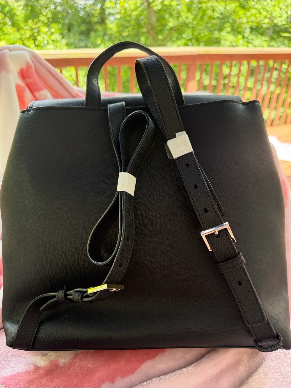 kate spade Summerville Rd Megyn Backpack Free Scarf/ks Card Holder/Pom Pom - Picture 2 of 7